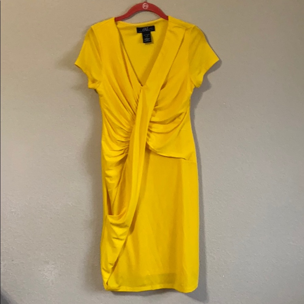 Worn Once-Bright Yellow Dress